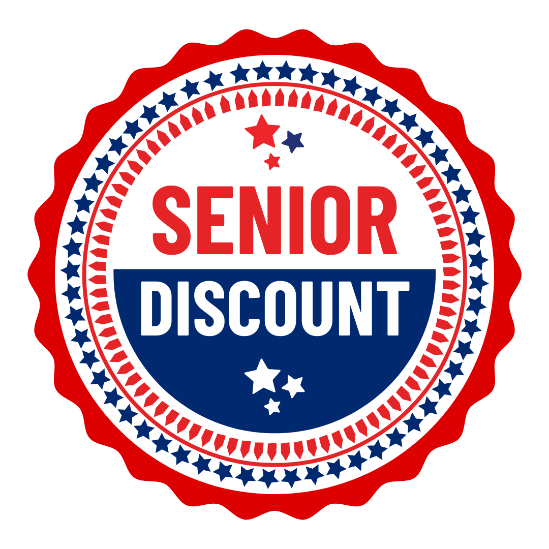 Senior citizen discount available
